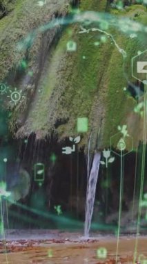 Gelecekteki çevresel koruma ve sürdürülebilir ESG modernizasyon gelişimi yenilenebilir kaynak teknolojisini kullanarak kirliliği ve karbon emisyonunu azaltmak. Yüksek kalite 4k görüntü