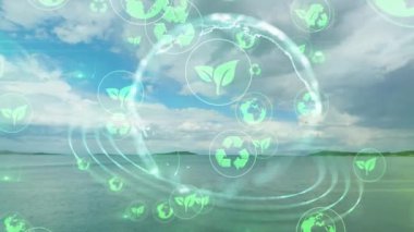 Environment protection concept. Renewable energy. Sustainable development goals. . High quality 4k footage