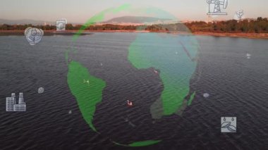 Environment protection concept. Renewable energy. Sustainable development goals. . High quality 4k footage