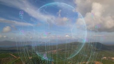 Environment protection concept. Renewable energy. Sustainable development goals. . High quality 4k footage