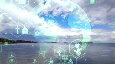 Environment protection concept. Renewable energy. Sustainable development goals. . High quality 4k footage