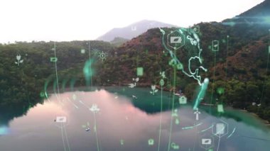 Environment protection concept. Renewable energy. Sustainable development goals. . High quality 4k footage