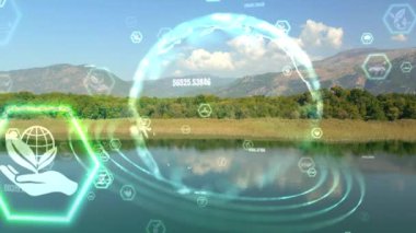 Environment protection concept. Renewable energy. Sustainable development goals. . High quality 4k footage