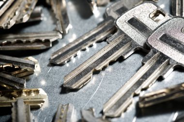 Kapıları açmak için gümüş metal bir tuşu kapat.