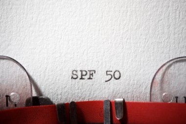 SPF bir daktilo ile yazılmış 50 metin.