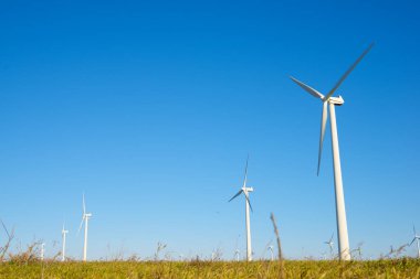 Yeşil elektrik üretimi için rüzgar türbinleri jeneratörleri