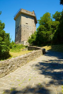 Macaristan 'ın Višegrad kentindeki Düşük Kale' nin dış görünüşü
