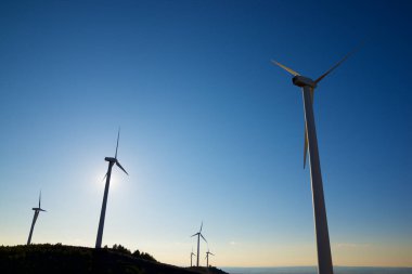 Sürdürülebilir elektrik üretimi için rüzgar türbinleri jeneratörleri