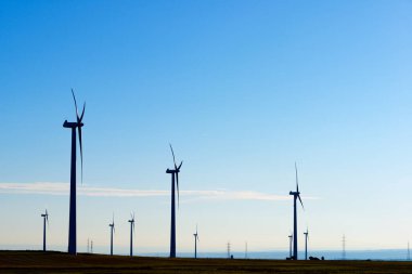 Sürdürülebilir elektrik üretimi için rüzgar türbinleri jeneratörleri