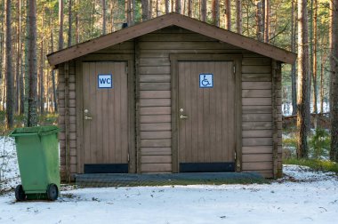 Hallefors 'ta 31 Ocak 2025' te doğal tuvalet rezervi
