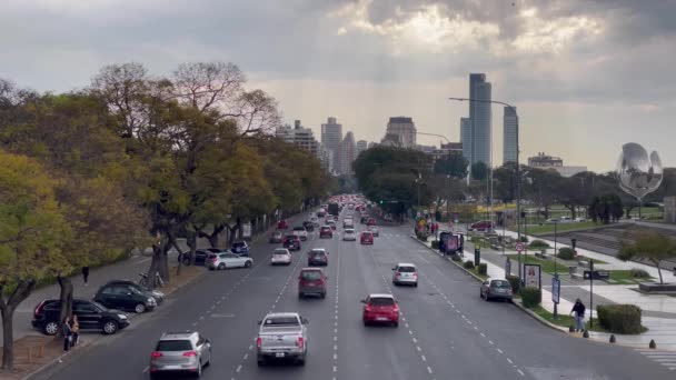 Фігероа Алькорта Авеню Буенос Айресі Аргентина Resolution — стокове відео