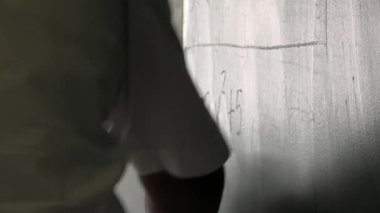 Bir Arjantin Cezaevi 'ndeki Okul Sınıfı' nda Matematik Öğretmeni İşlev, Denklem veya Hesaplama Kurulu. Kapat..  