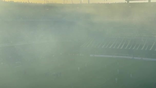 View Bombonera Stadium Boca Juniors Fans Match Buenos Aires Argentina — Stockvideo