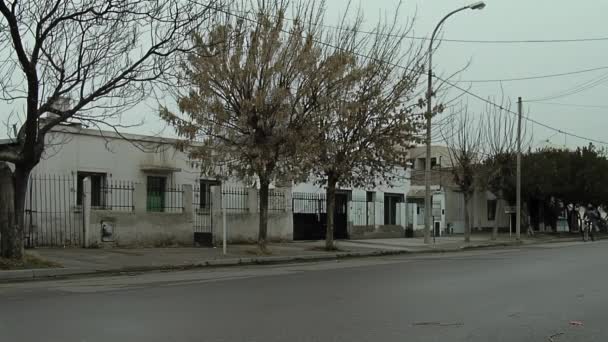 Varvarco Bir Cadde Arjantin Güneybatısında Neuquen Eyaletinde Küçük Bir Köy — Stok video