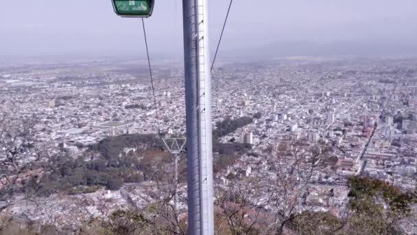 Téléphérique San Bernardo Hill Salta City Argentine — Video
