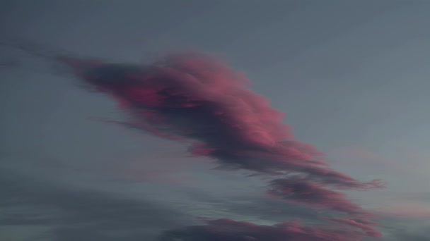 Nuvens Vermelhas Laranja Sunset Sky Resolução — Vídeo de Stock