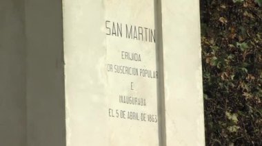 Şili, Santiago 'da General San Martin' in heykeli.  