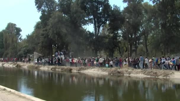 Davulların Yürüyüşü Davul Gösterimi Santiago Del Estero Eyaleti Arjantin — Stok video