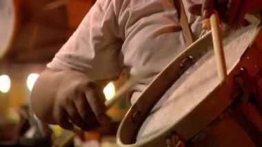 Man Playing a 