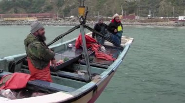 Valparaiso Balıkçılık Limanı, Valparaiso, Şili - 4K Çözünürlüğü.