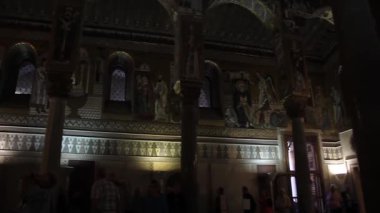 Palatine Şapeli (Cappella Palatina): Norman Sarayı, Palermo, Sicilya, İtalya 'da Ortaçağ Sanat ve Mimarisinin Başyapıtı. 