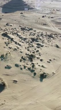 Atacama Çölü, Şili 'deki tuz oluşumları, İHA atışları. 4K Çözünürlüğü.