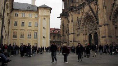 St. Vitus Katedrali Prag Kalesi Kompleksi, Prag, Çek Cumhuriyeti.  