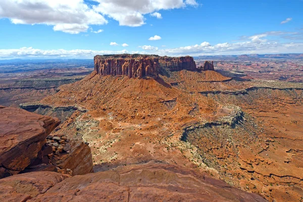 Barevný Zadek Masivním Kaňonu Národním Parku Canyonlands Utahu — Stock fotografie