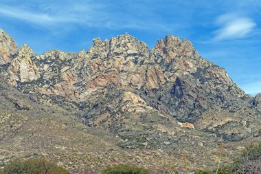 New Mexico 'daki Organ Dağı Çölündeki Çölde Yüksek Tepeler Ulusal Anıtı