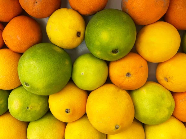 oranges and lemons background, healthy food concept, diet concept, closeup, top view