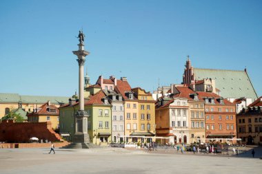 Old town square in Warsaw, Royal castle and old town, Old Town Market Place square, outdoors