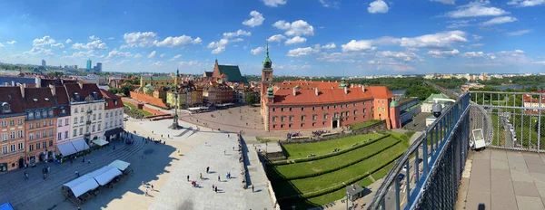 Old Town Square Warsaw Royal Castle Old Town Old Town — Zdjęcie stockowe