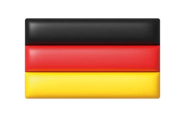Bandiera Germania Concept Design Sfondo Progettazione Vettoriale — Vettoriale Stock