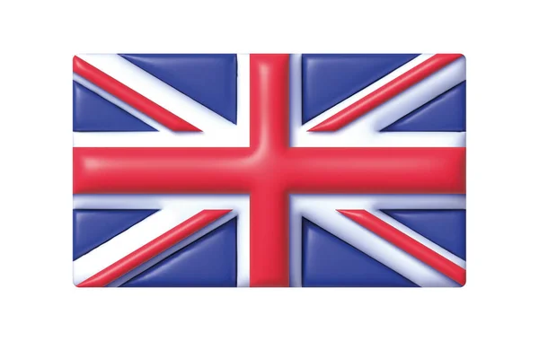 Great Britain Flag Great Design Any Purposes Третий Флаг Великобритании — стоковый вектор