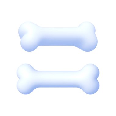 Kemik 3D, her amaç için harika bir tasarım. Yaratıcı vektör şablonu. Tasarım elemanı. Vektör illüstrasyon tasarımı.