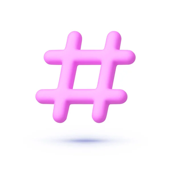 Hashtag Projektowania Stron Internetowych Koncepcja Marketingu Mediów Społecznościowych Wektor Projektu — Wektor stockowy
