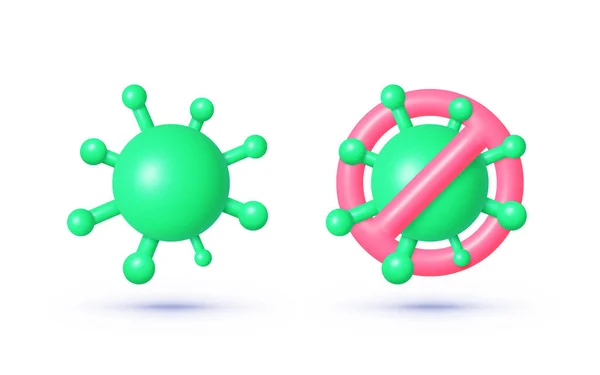 Virüs Ikonu Her Amaç Için Harika Tasarım Vektör Illüstrasyonu — Stok Vektör