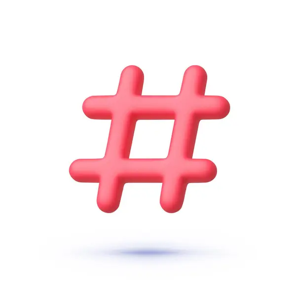 디자인을위한 Hashtag 미디어 마케팅 개념입니다 커뮤니티 아이콘 디자인 미디어 일러스트 스톡 벡터