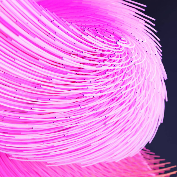 Pink spaghetti 3D render abstract background. Futuristic colorful tentacles cyber illustration — Stock Image Pink Spaghetti Render Abstract Background Futuristic Colorful Tentacles Cyber Illustration Royalty Free Stock Images