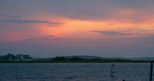 Timelapse Thomas Mathis Stanley Tunney Bridges Sunset Imágenes Alta Calidad — Vídeos de Stock