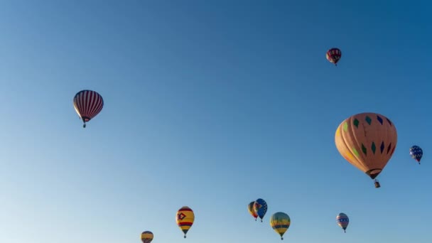 Albuquerque Ηπα Οκτωβρίου 2023 Εκκίνηση Αερόστατων Θερμού Αέρα Για Μαζική — Αρχείο Βίντεο