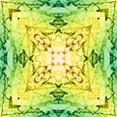 Kusursuz desenler. Suluboya dokusu. Alkol mürekkebi. Kare