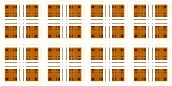 Bezproblémový Vzorec Geometrických Čar Skotský Styl Barva Kávově Hnědá — Stock fotografie