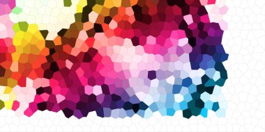 Gökkuşağı mozaik dokusu. Renkli gökkuşağı lekelerinin arkaplanı