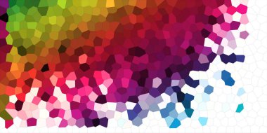 Gökkuşağı mozaik dokusu. Renkli gökkuşağı lekelerinin arkaplanı