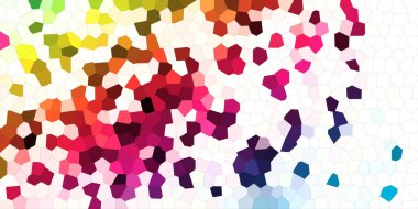 Gökkuşağı mozaik dokusu. Renkli gökkuşağı lekelerinin arkaplanı