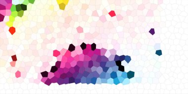 Gökkuşağı mozaik dokusu. Renkli gökkuşağı lekelerinin arkaplanı