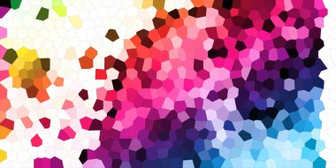 Gökkuşağı mozaik dokusu. Renkli gökkuşağı lekelerinin arkaplanı