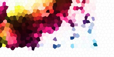 Gökkuşağı mozaik dokusu. Renkli gökkuşağı lekelerinin arkaplanı