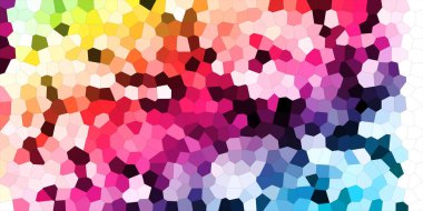 Gökkuşağı mozaik dokusu. Renkli gökkuşağı lekelerinin arkaplanı